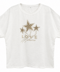 Alternative view of ART 2674 C: REMERA LINO CON BORDADO IMPORTADO TALLE GRANDE