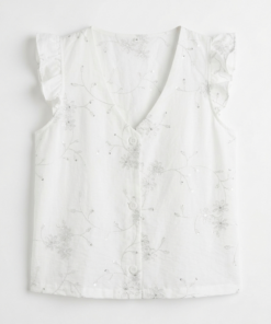 Alternative view of ART 6113: CAMISA SIN MANGA CON BORDADO